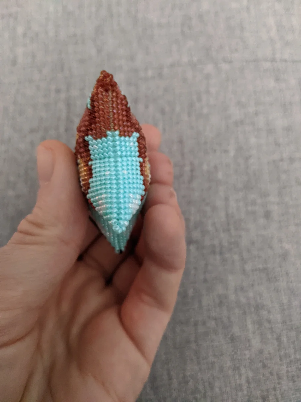 Handmade beaded star